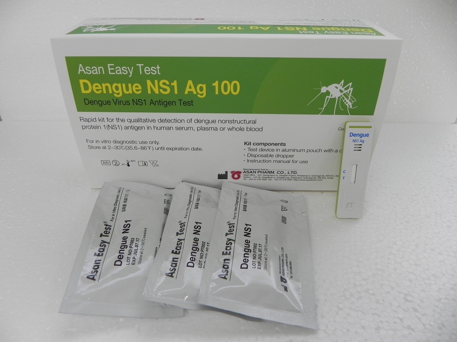 Asan  Easy Test Dengue NS1 Ag 100