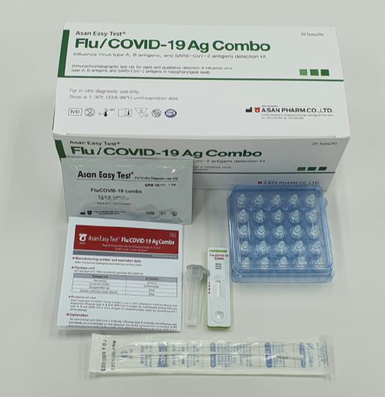 Asan Easy Test Flu/COVID-19 Ag Combo