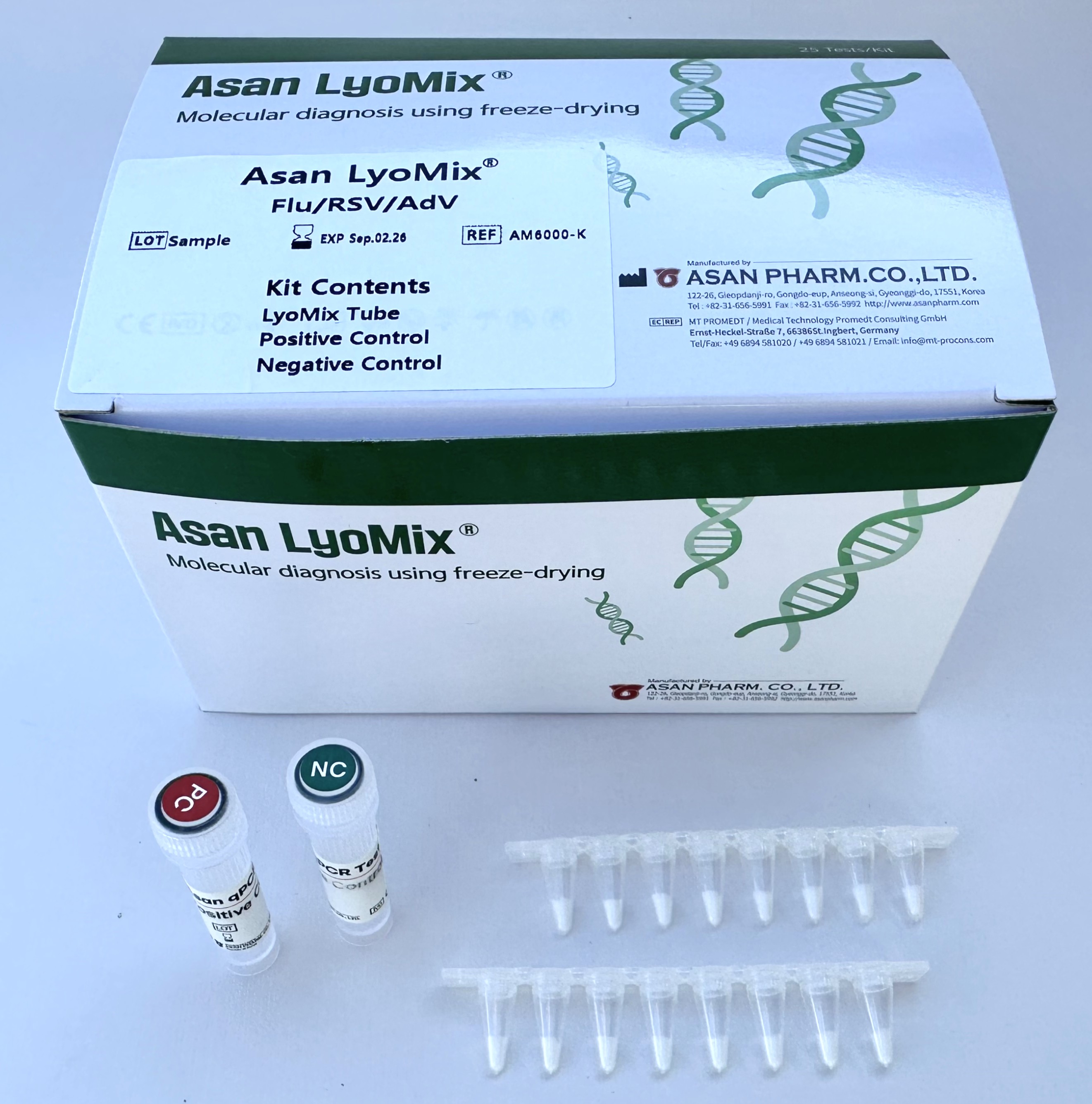 Asan LyoMix® Flu/RSV/AdV